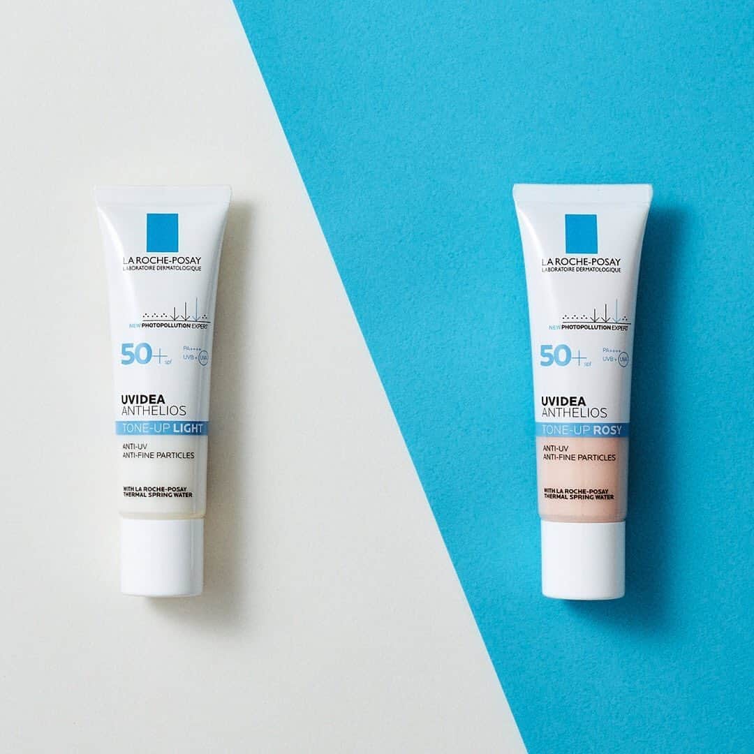 LA ROCHE-POSAY JAPAN ラロッシュポゼのインスタグラム：「＼ マルチ使いの #トーンアップUV ／ . たくさんのお客さまにご好評いただいている #トーンアップUV。 トーンアップ UVは、紫外線から肌を守る「日焼け止め」と、 お肌をきれいに演出する「化粧下地」のマルチ使い製品。 . SPF50+・PA++++の防御力なので、まだまだ紫外線が強いこの時期にとても便利なアイテム✨ . #ピンクのトーンアップUV は、血色感がアップし、ワントーン明るい肌の印象になります。 反対にホワイトの #トーンアップUV は、くすまない透明感肌を演出します。 . 皆さまはどちらのトーンアップUVを使用されていますか？是非コメント欄で教えてください🌿 実施中のキャンペーンにもぜひご参加くださいね！  . UVイデア XL プロテクショントーンアップ ローズ 30mL 3,740円(税込） UVイデア XL プロテクショントーンアップ 30mL 3,740円 (税込) . #ラロッシュポゼ #larocheposay #UVイデアXLプロテクショントーンアップ #uvイデアxlプロテクショントーンアップローズ #トーンアップUV派 #乾燥肌 #敏感肌 #敏感肌対策 #スキンケア #低刺激 #敏感肌コスメ #置き画 #透明感 #化粧下地 #シミ対策 #紫外線対策 #コスメマニア #コスメ購入品 #おすすめコスメ #ツヤ肌メイク #ツヤ肌 #コスメレビュー #スキンケアマニア #乾燥 #秋メイク #秋スキンケア #もち肌」