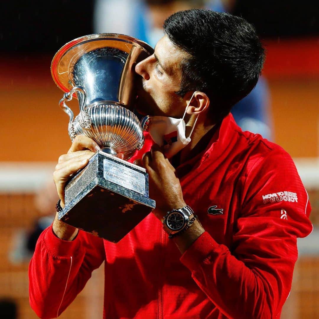 ATP World Tourさんのインスタグラム写真 - (ATP World TourInstagram)「Just a few milestones reached today... 😳 ☑️ 36th ATP Masters 1000 🏆  ☑️ Oldest Rome champion ☑️ 15th consecutive win at M1000 events ☑️ 81st tour-level 🏆 ☑️ 5th Rome 🏆」9月22日 3時12分 - atptour