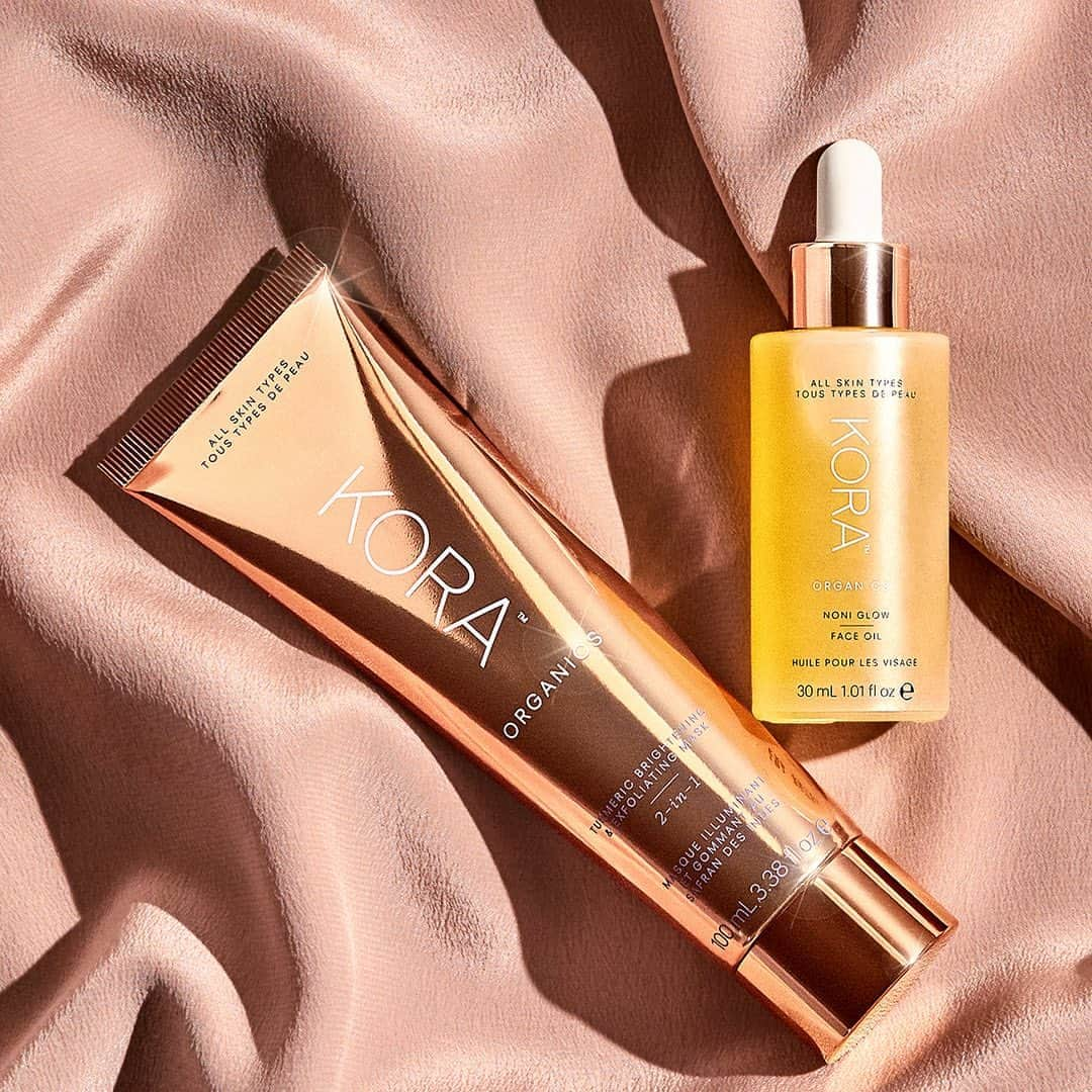 KORA Organicsさんのインスタグラム写真 - (KORA OrganicsInstagram)「Our Complexion Brightening ✨ Turmeric Brightening & Exfoliating Mask and Noni Glow Face Oil work together to deliver a major glow. ✨Get yours @sephora USA! For international customers visit our link in bio. ✨ KORAOrganics #MindBodySkin #NoniGlow」9月22日 3時56分 - koraorganics