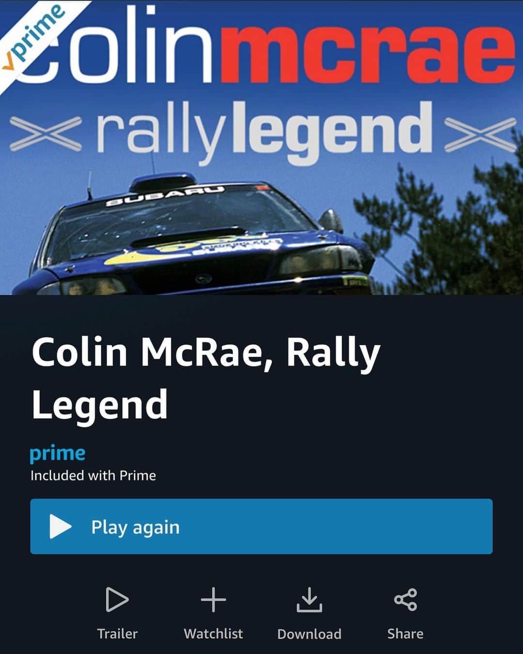 Subaru Rally Team USAさんのインスタグラム写真 - (Subaru Rally Team USAInstagram)「Guess what we’re watching tonight! #watchparty📺  📽🚙💨 #mondaymotivation #moviemonday #colinmcrae #subarurally」9月22日 4時30分 - subarumotorsportsusa