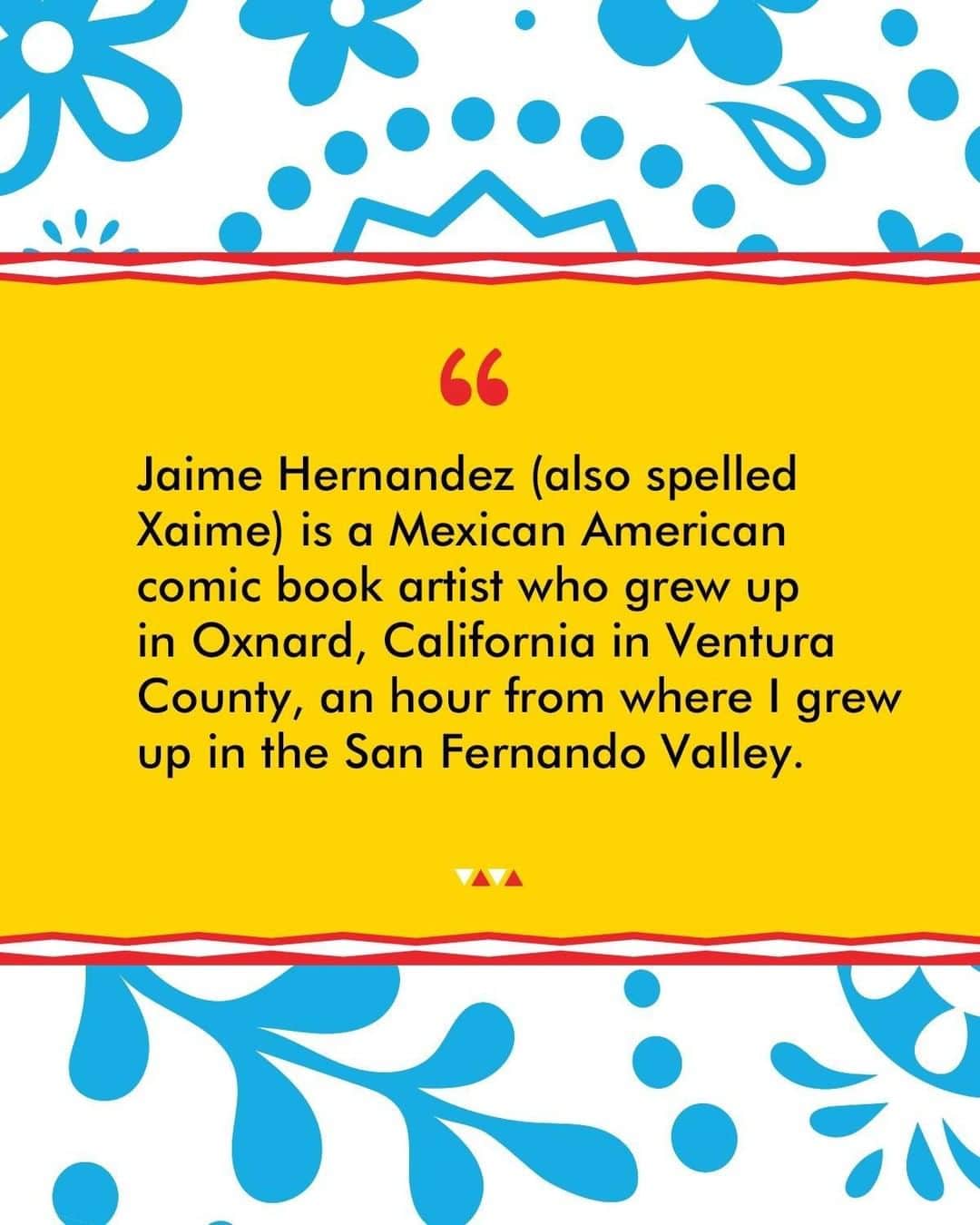 Disney Pixarさんのインスタグラム写真 - (Disney PixarInstagram)「Great art makes us feel seen. This Hispanic/Latinx Heritage Month, join Story Supervisor Louis Gonzales as he reflects on an artist who inspires him, comic book creator Jaime Hernandez.」9月22日 5時00分 - pixar