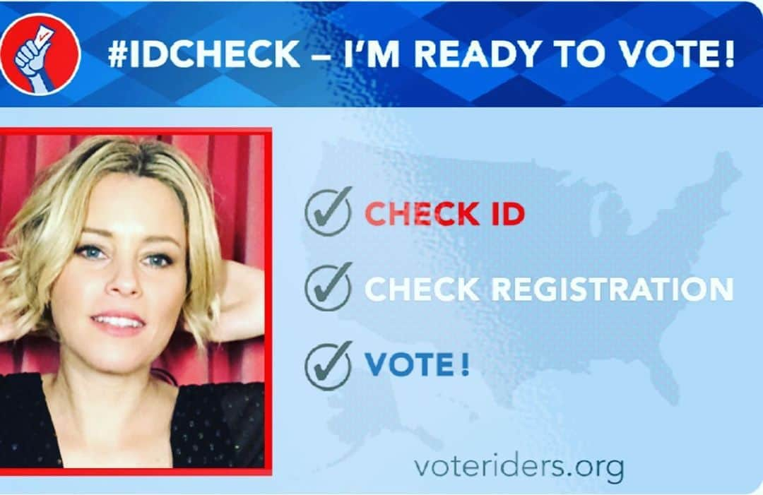 エリザベス・バンクスさんのインスタグラム写真 - (エリザベス・バンクスInstagram)「In 35 states registering to vote isn’t enough. Let @thevoteriders help! They have your back with free voter ID information and assistance - Voter ID laws could silence 25 million+ voting-age citizens who don’t have a current, govt-issued ID and millions more who are confused about what is required in their state. Some Americans are far more impacted by these laws than others! @thevoteriders helps eligible voters secure the ID they need and cuts through confusion to make sure that EVERYONE can cast a ballot that counts. If you aren’t sure, make sure. The link is in my bio. #IDCheck」9月22日 5時01分 - elizabethbanks