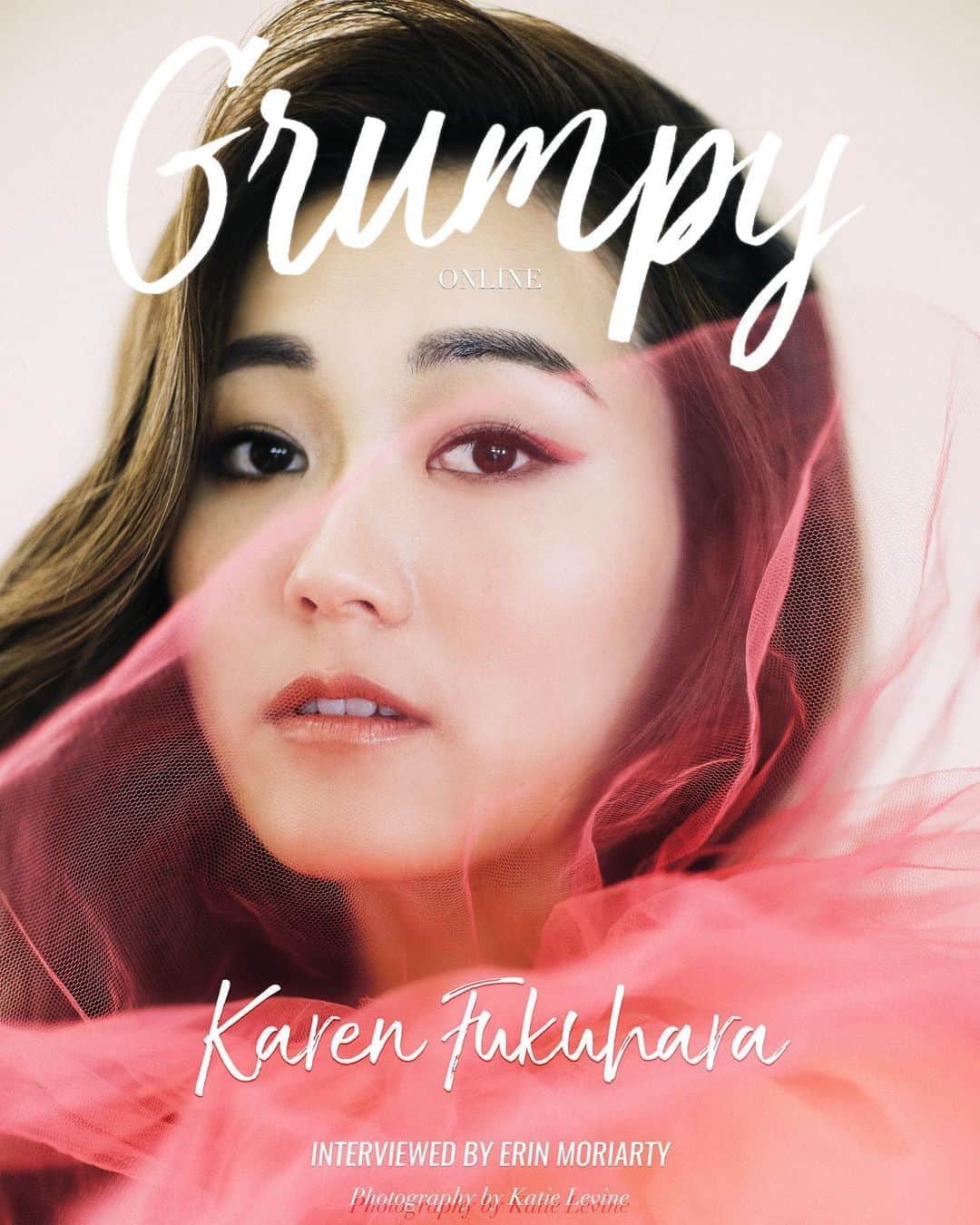 福原かれんのインスタグラム：「Kimiko’s glow up ✨  Thank you @grumpymagazine , @jazzieperrier & @katielevinephoto 💖  Special thanks to my girl @erinelairmoriarty for the interview 🙏🏼  Absolutely loved every part of this editorial feature」