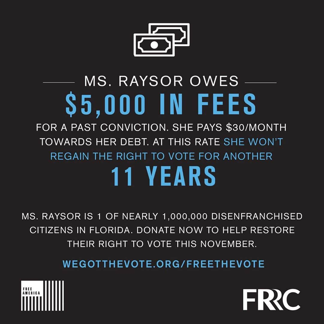 カミラ・カベロさんのインスタグラム写真 - (カミラ・カベロInstagram)「ALL MY FLORIDIANS!!!! Florida’s pay-to-vote system stops formerly convicted individuals with fines & fees from voting. We need to do everything we can to make sure all voices are heard. Donate to @flrightsrestore (link in my stories) so these returning citizens can register by the 10/5 deadline.  If you want to understand more about how fees and fines criminalize poverty, check out this article. It’s absolutely heartbreaking. It was written in 2018 but the information is really helpful. ❤️」9月22日 6時26分 - camila_cabello