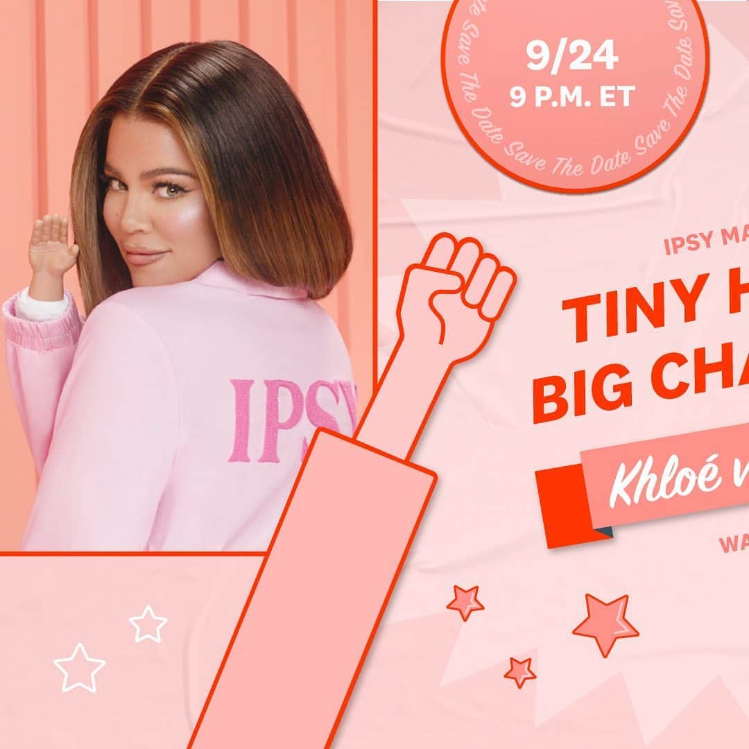 ipsyさんのインスタグラム写真 - (ipsyInstagram)「💄Save The Date💄 Thursday 9/24 at 9 p.m. ET on our IGTV, @khloekardashian and @addisonraee will cut-crease and contour in the tiniest glam battle ever. Raise a tiny hand 🤚if you’ll be tuning in!  #IPSY #IPSYMakeOffs」9月22日 9時20分 - ipsy