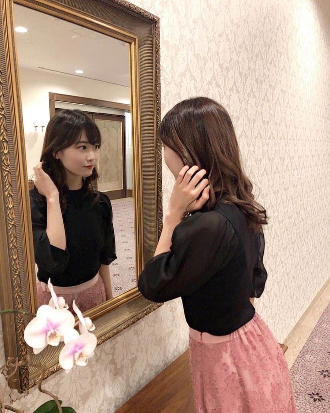 齋藤佳穂のインスタグラム：「ただ今SHOWROOMでイベントやってますっ♪  #ミスキャンパス立命館  #ミスキャン #ミスキャンパス #ミス立命館 #立命館大学 #京都 #女子大生  #ritsumeikan #京都ブライトンホテル」