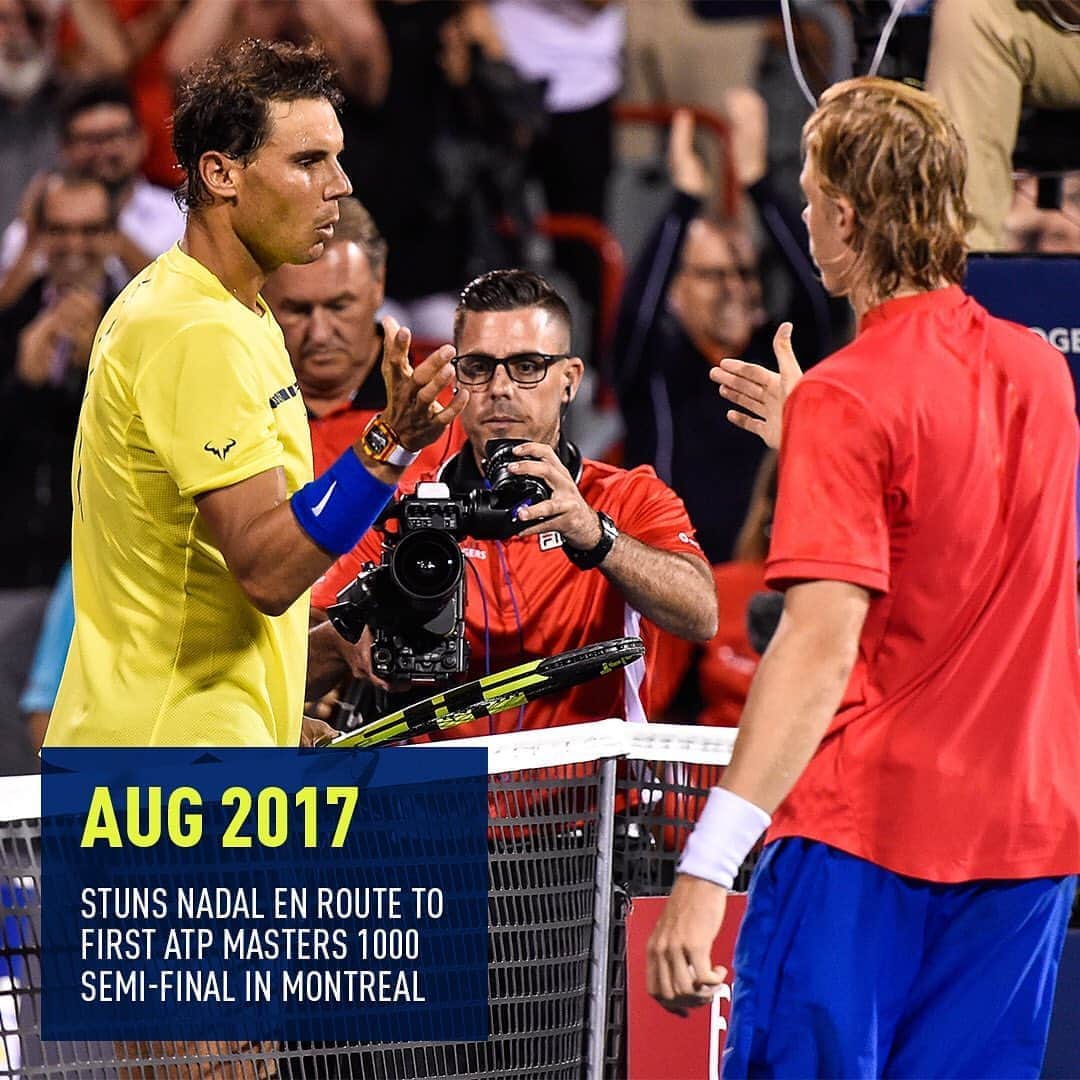ATP World Tourさんのインスタグラム写真 - (ATP World TourInstagram)「Shapo’s story 🔥  Welcome to the Top 10, @denis.shapovalov! 👏」9月22日 19時36分 - atptour