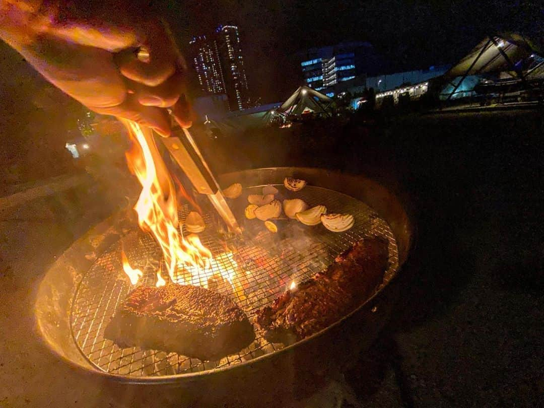 三宿菜々さんのインスタグラム写真 - (三宿菜々Instagram)「夏の思い出ラスト☺️🔥  #BBQ」9月22日 19時37分 - mishuku_nana