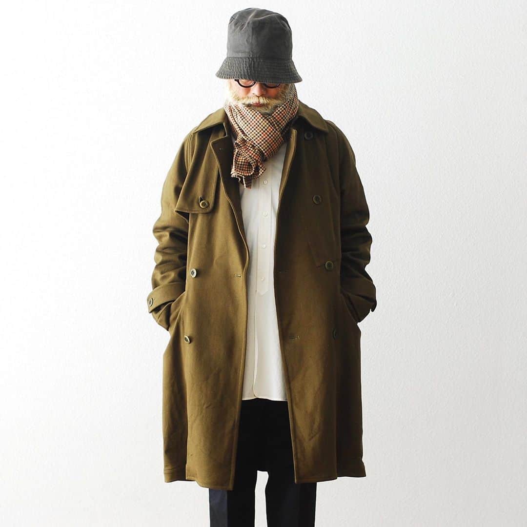 wonder_mountain_irieさんのインスタグラム写真 - (wonder_mountain_irieInstagram)「_ ［#20AW NEW ITEM ］ ts(s) / ティーエスエス "Double-Breasted Raglan Sleeve Trench Coat - Heavy Weight Warp Knit Cotton Cloth -" ¥75,900- _ 〈online store / @digital_mountain〉 https://www.digital-mountain.net/shopdetail/000000012269/ _ 【オンラインストア#DigitalMountain へのご注文】 *24時間受付 *15時までのご注文で即日発送 *1万円以上ご購入で送料無料 tel：084-973-8204 _ We can send your order overseas. Accepted payment method is by PayPal or credit card only. (AMEX is not accepted)  Ordering procedure details can be found here. >>http://www.digital-mountain.net/html/page56.html  _ #ts_s #ティーエスエス _ 本店：#WonderMountain  blog>> http://wm.digital-mountain.info/ _ 〒720-0044  広島県福山市笠岡町4-18  JR 「#福山駅」より徒歩10分 #ワンダーマウンテン #japan #hiroshima #福山 #福山市 #尾道 #倉敷 #鞆の浦 近く _ 系列店：@hacbywondermountain _」9月22日 20時21分 - wonder_mountain_