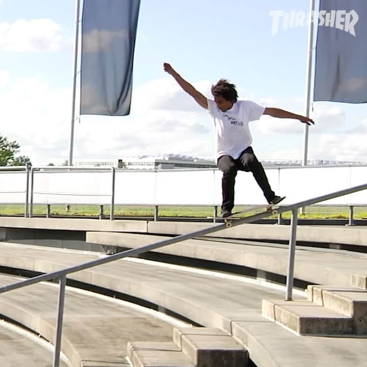 スラッシャーのインスタグラム：「🗣 PFANNER!!! SKATE & DESTROY」