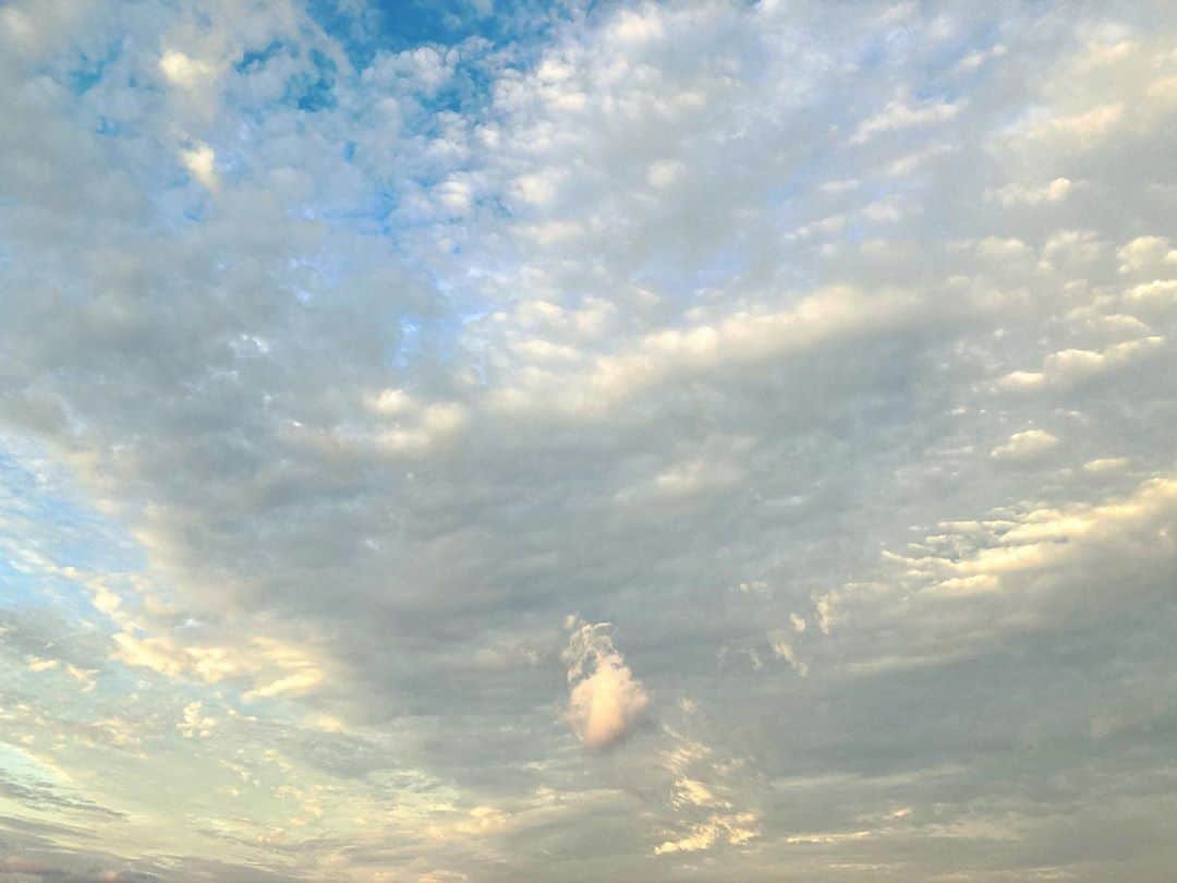 黒澤はるかさんのインスタグラム写真 - (黒澤はるかInstagram)「ちっちゃな宇宙船みたいな雲が ぴょこんと♪  #はるかの雲コレクション」9月22日 14時54分 - haruka_offi