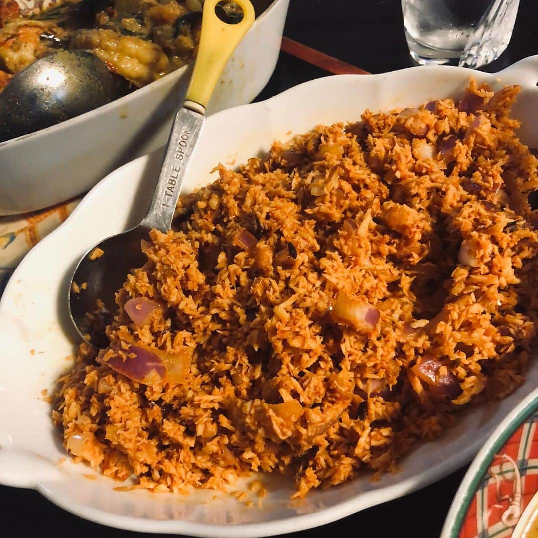 木佐貫まやさんのインスタグラム写真 - (木佐貫まやInstagram)「Love love my dads homemade Srilankan curry❤️❤️❤️ パパ特製のスリランカカレー😆  久しぶりに食べたんだけど本気で5皿お代わりした😋」9月22日 20時33分 - maaayaofficial