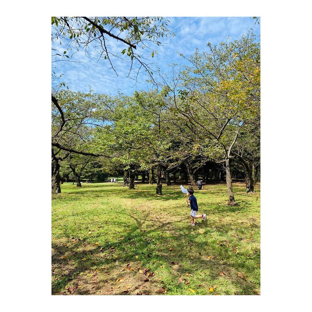 實石あづささんのインスタグラム写真 - (實石あづさInstagram)「. 仕事前に家族で代々木公園をお散歩。 ドングリが落ちていたり、 赤トンボが飛んでいたり、 すっかり秋の光景が 広がっていました💁🏻‍♀️ 息子は走り回ったり ドングリ拾ったり大忙し。 お天気にも恵まれて 最高のリラックスタイムに なりました✨ . #代々木公園 #yoyogipark  #公園 #散策 #秋探し  #家族の時間 #家族時間 #familytime #relax #relaxtime #リラックス #リラックスタイム  #refresh  #男の子ママ #おとこのこママ  #わたしはママちゃん  #silverweek #シルバーウィーク  #連休 #最終日  #フリーアナウンサー #實石あづさ」9月22日 16時33分 - azusa_jitsuishi