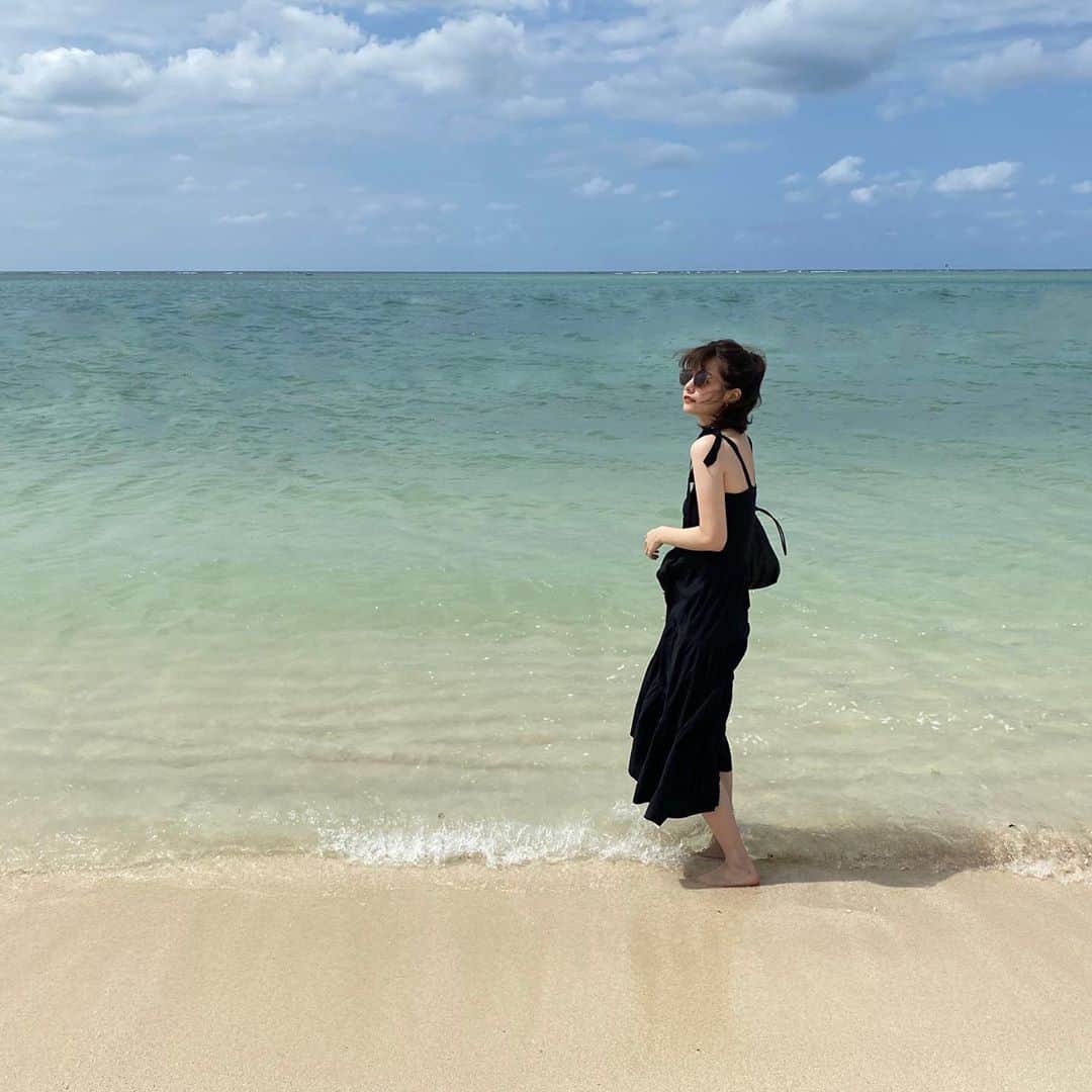 西谷菜々のインスタグラム：「. GO TO キャンペーンを利用して沖縄へ🌺 思ってたよりも人が少なくて、ゆったりとした時間を過ごせました☺️✨」