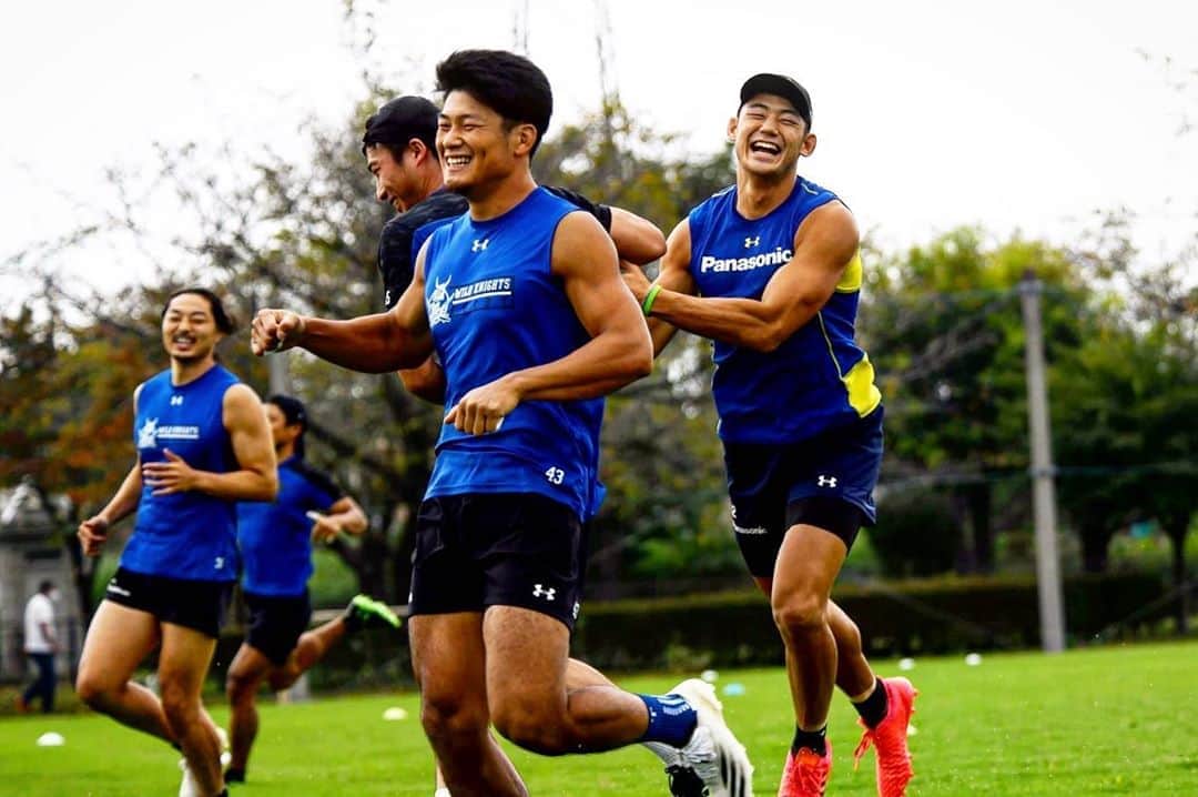 のインスタグラム：「PWK🔵 #panasonic #panasonicwildknights #rugby #topleague」