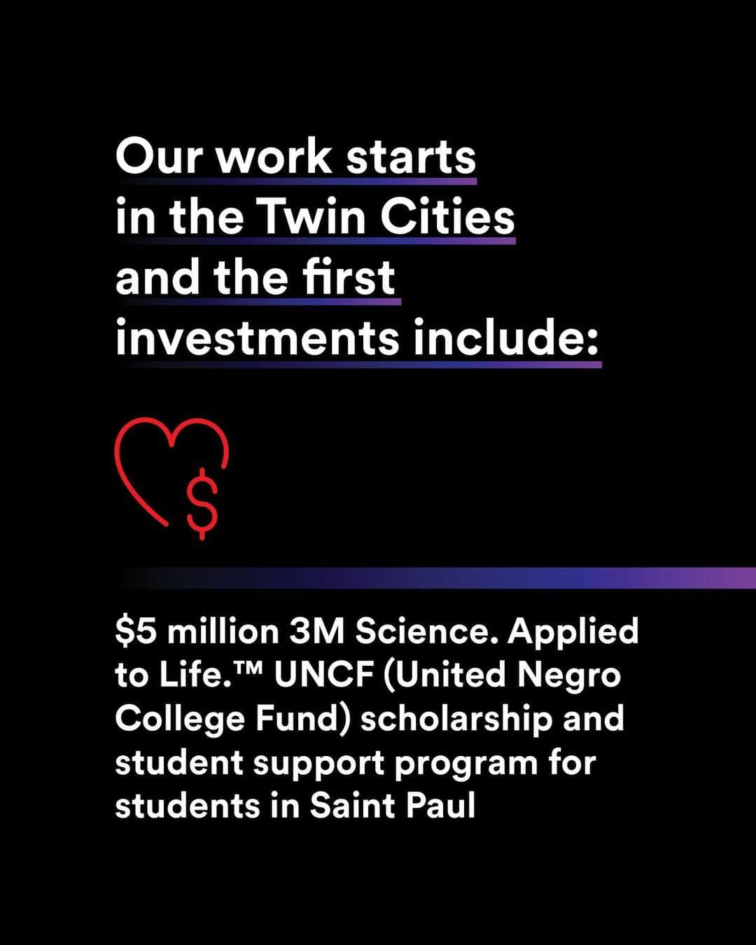 3M（スリーエム）さんのインスタグラム写真 - (3M（スリーエム）Instagram)「Education and workforce development are key to racial equity, and we plan to invest $50 million over the next five years to address racial opportunity gaps through workforce development initiatives. Listening to our employees and better understanding the needs of our communities helped us identify where we can take positive and meaningful action to make a difference. #LifeWith3M」9月23日 4時32分 - 3m