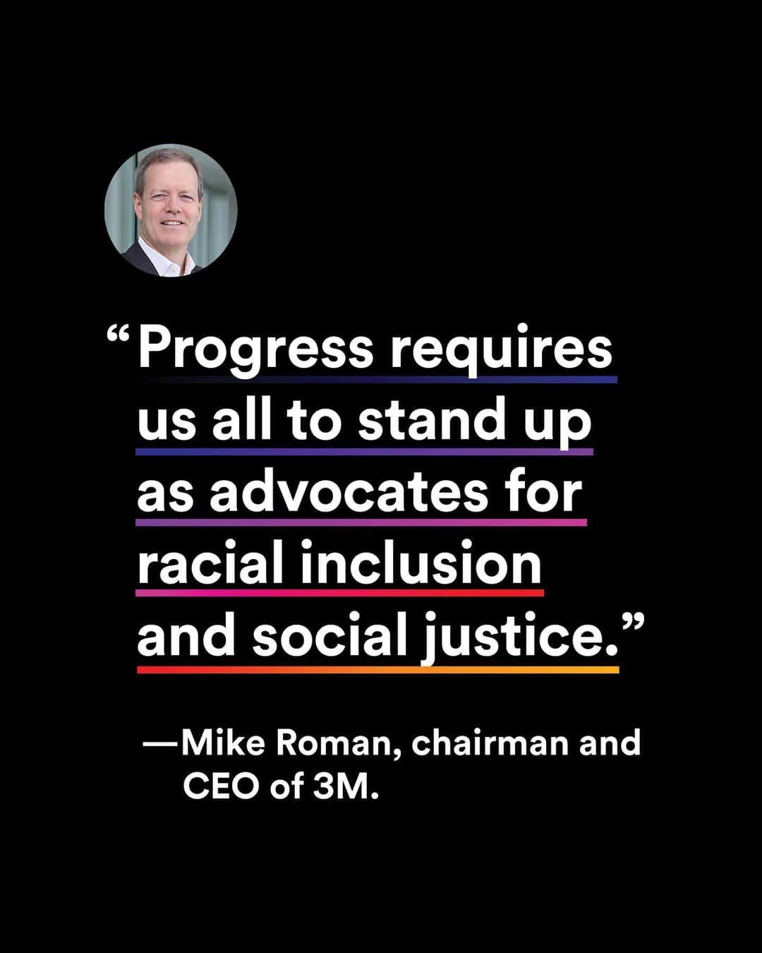 3M（スリーエム）さんのインスタグラム写真 - (3M（スリーエム）Instagram)「Education and workforce development are key to racial equity, and we plan to invest $50 million over the next five years to address racial opportunity gaps through workforce development initiatives. Listening to our employees and better understanding the needs of our communities helped us identify where we can take positive and meaningful action to make a difference. #LifeWith3M」9月23日 4時32分 - 3m