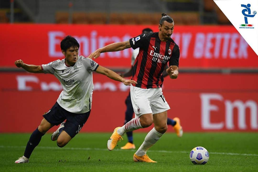 冨安健洋のインスタグラム：「La nuova stagione è partita, prepariamo per la prossima gara.  #bolognafc #acmilan」