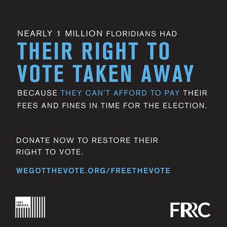 タラジ・P・ヘンソンさんのインスタグラム写真 - (タラジ・P・ヘンソンInstagram)「WE MUST LEAN IN!!!! PERIODT!!! #vote 🙏🏾🙏🏾🙏🏾💋💋💋 Repost from @leonardodicaprio • Florida’s pay-to-vote system stops formerly convicted individuals with fines and fees from voting. All too often, formerly convicted Floridians aren’t able to vote because of court fines and fees - a barrier that could impact the outcome of the election.  Follow @flrightsrestore to find out more about how we can all help change this or visit wegotthevote.org/freethevote #FreeTheVote」9月23日 5時42分 - tarajiphenson