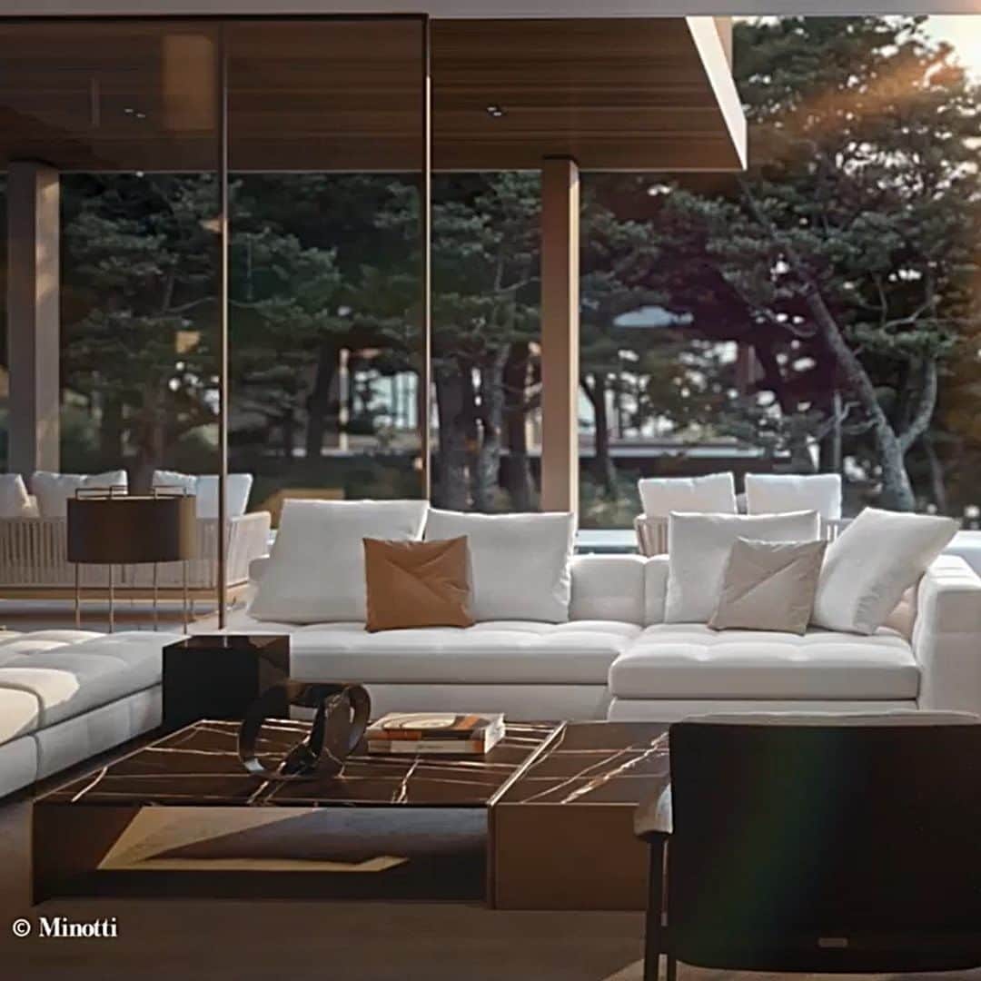 Minotti Londonさんのインスタグラム写真 - (Minotti LondonInstagram)「The Club, our new virtual hôtellerie project, is the perfect expression of the dialogue between indoor and outdoor spaces.  It showcases the unique versatility of the 2020 Collection, with pieces by @studiomk27 @mkogan27 @gamfratesi @nendo_official and @christophedelcourt.  Discover our 2020 Hospitality vision via the link in our bio.  #minottilondon #minotti2020collection #hospitalityvision #minotti #madeinitaly #rodolfodordoni #nendo #marciokogan #studiomk27 #christophedelcourt #gamfratesi #seatingsystem #couture #design #creativity #indoor #outdoor #interiordesign #designlover #architecture #furniture」9月23日 5時35分 - minottilondon