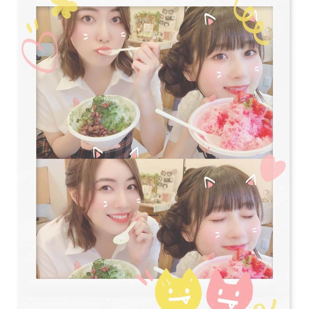 井上瑠夏さんのインスタグラム写真 - (井上瑠夏Instagram)「かき氷ほんっとにおいしかった〜🍓♥﻿ ﻿ .﻿ ﻿ ﻿ .﻿ ﻿ 東海テレビ﻿ SKE48は君と歌いたい﻿ 今夜22時09分〜放送ですっ🌻☻﻿ ﻿ ﻿ #夏の思い出﻿ #いちご﻿ #抹茶﻿ #かき氷 #🍧﻿ #love ﻿」9月22日 20時47分 - ruka_inoue48