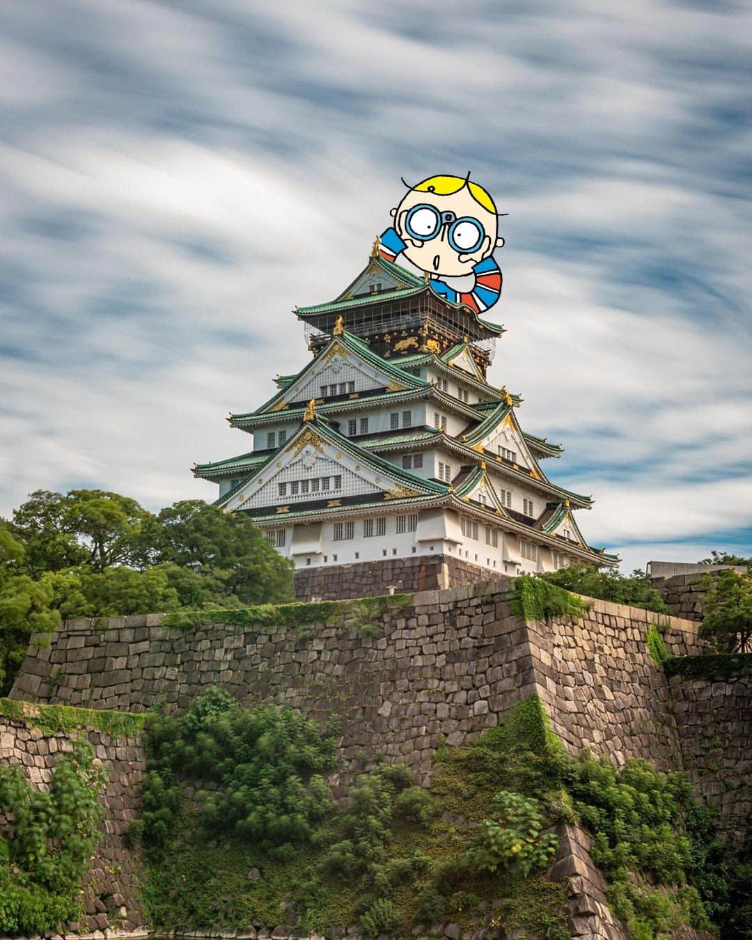Osaka Bob（大阪観光局公式キャラクター）さんのインスタグラム写真 - (Osaka Bob（大阪観光局公式キャラクター）Instagram)「Blue skies behind Osaka Castle. This must be the most picturesque place in our city😍  青い空と大阪城天守閣の風景は思わず写真に納めたくなる美しさ😍 ————————————————————— #maido #withOsakaBob #OSAKA #osakatrip #japan #nihon #OsakaJapan #大坂 #오사카 #大阪 #Оsака #Осака #โอซาก้า #大阪観光 #instagenic #大阪城 #大阪城公園 #osakacastle」9月22日 21時00分 - maido_osaka_bob