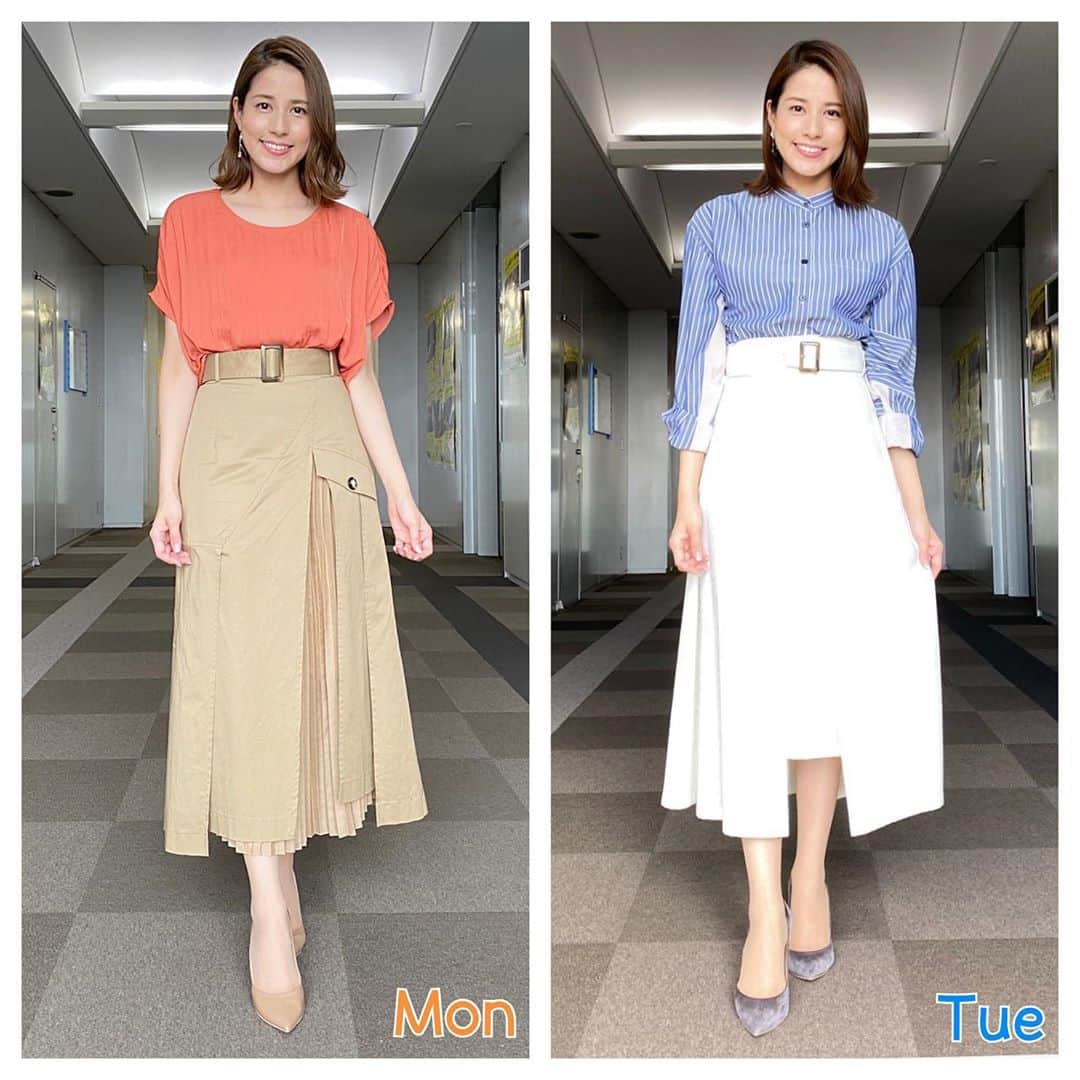 永島優美さんのインスタグラム写真 - (永島優美Instagram)「* 👗Weekly Coordinate（9/14-）👠 * 先週の衣装です。 このニットワンピース、 編み目のデザインが可愛いんです😍 ちょっとずつ変化しているの分かりますか🥰？ * - - - - - - - - - - - - - - - - - - - - - - - 👗#weeklyコーデ （Mon＆Tue ▶︎ Wed＆Thu ） #coordinate #めざましテレビ」9月22日 21時15分 - yuumi_nagashima