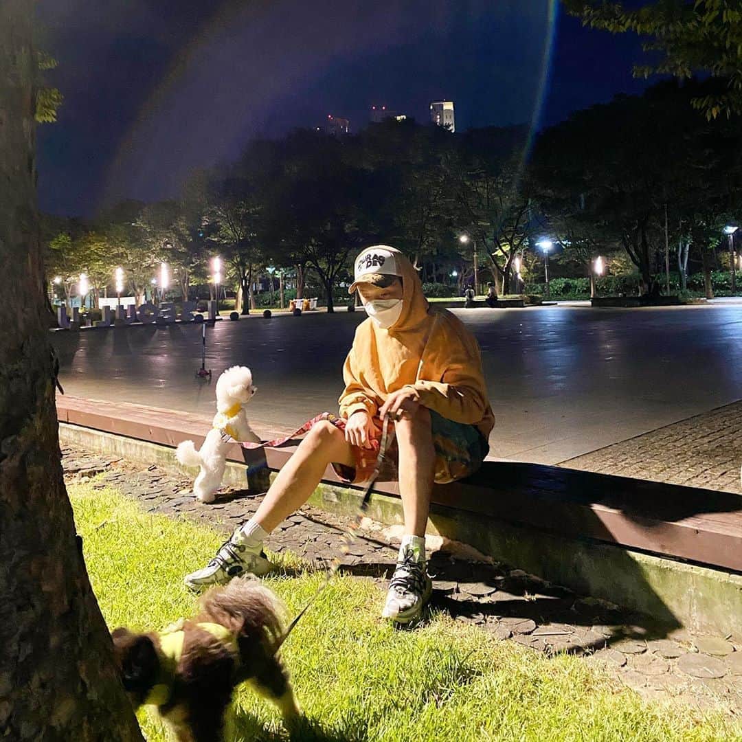 Paloaltoのインスタグラム：「팔로형은 서울숲으로~」
