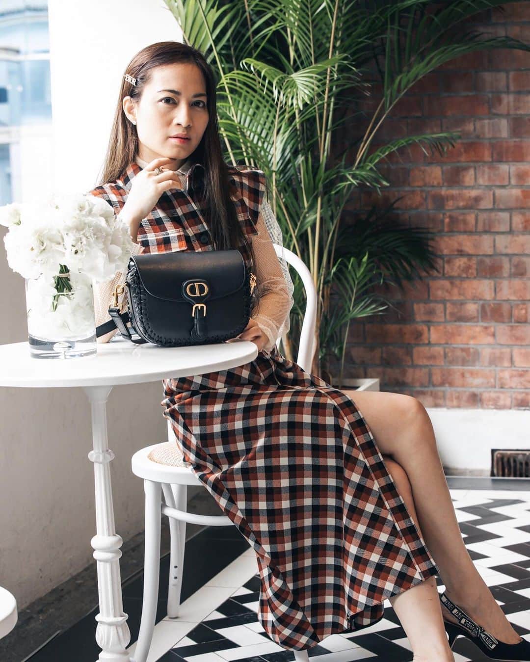 Ruby Kwanのインスタグラム：「Calling all the plaid lovers, autumn has arrived. 🍂 @Dior #Dior #DiorAW20 #MariaGraziaChiuri #rougecloset」