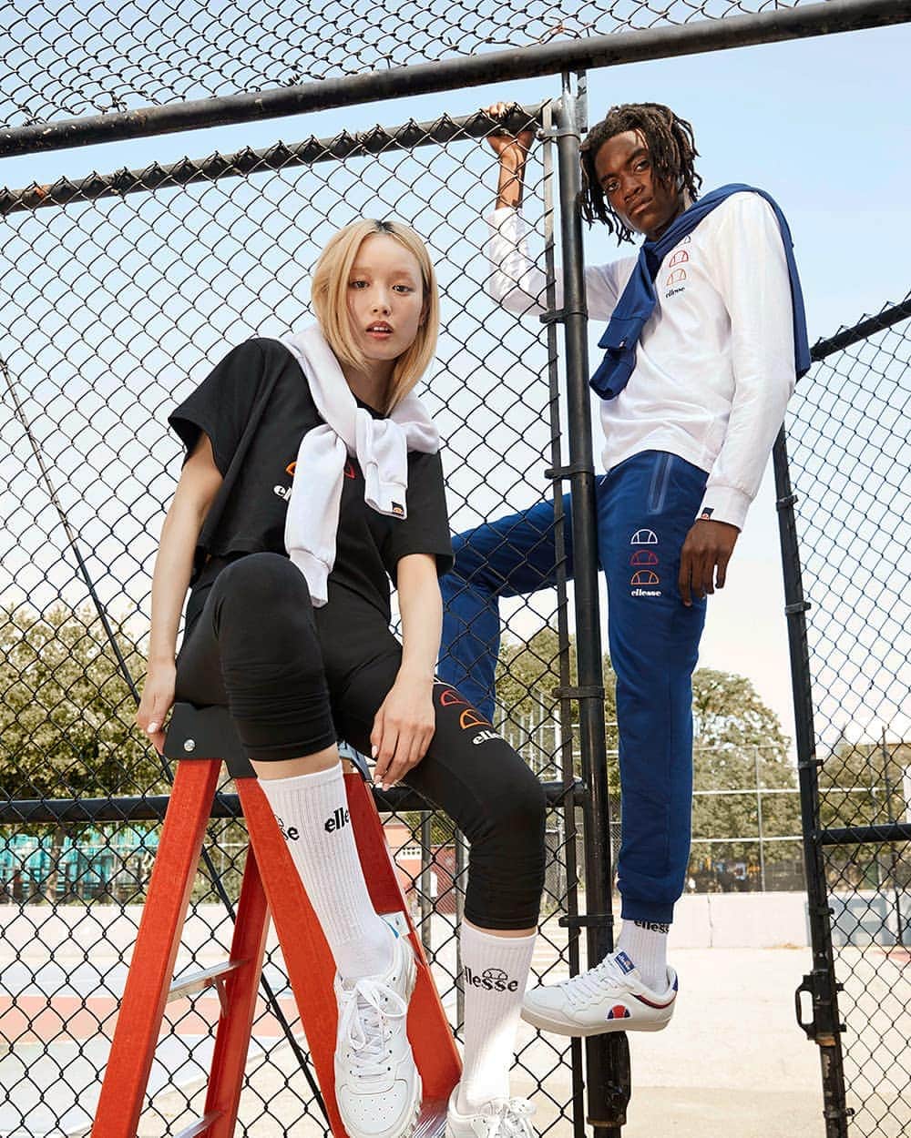 フェルナンダ・リーのインスタグラム：「⭐@ellesse AW20 campaign on the streets of Brooklyn ⭐⠀ With @herzenc 🌟⠀ #forthewin」