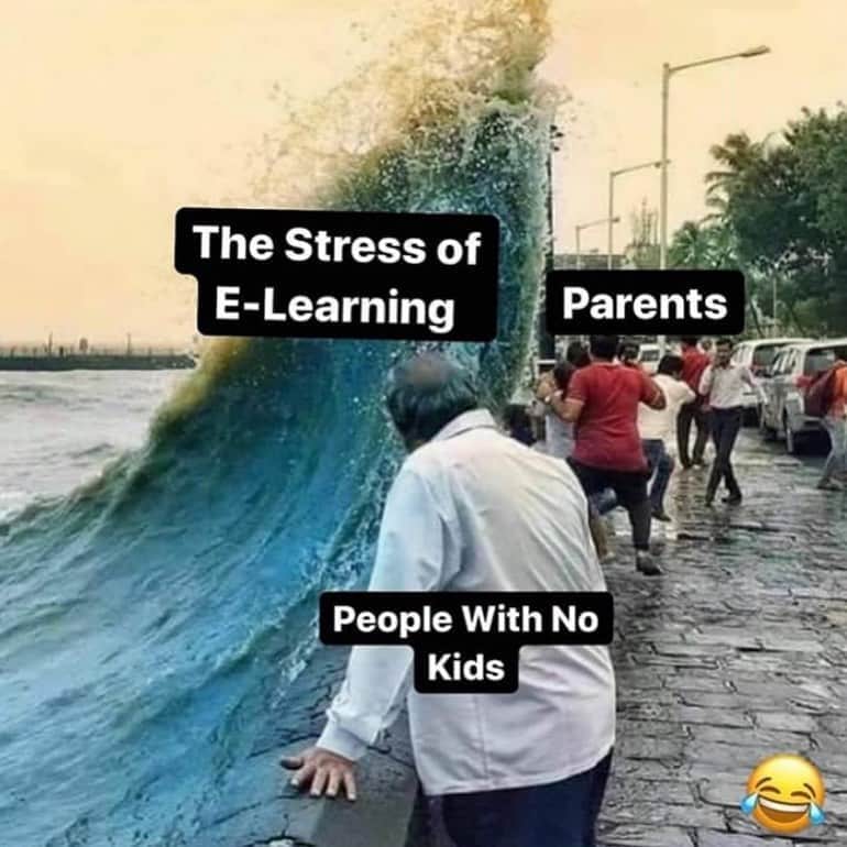 Average Parent Problemsのインスタグラム：「The teachers with kids are already floating out to sea 😩 // Found on @_theblessedone」