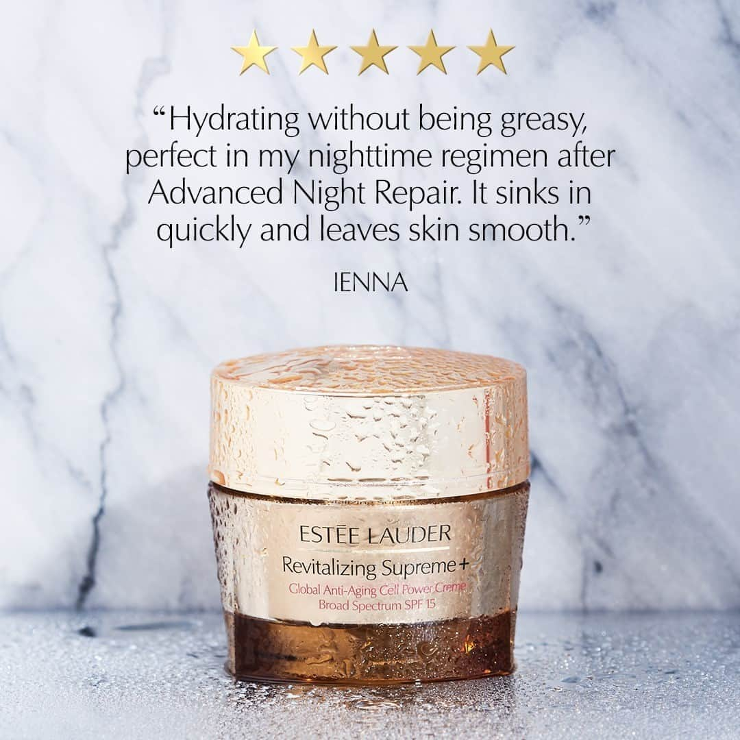 エスティローダーさんのインスタグラム写真 - (エスティローダーInstagram)「These five 🌟 reviews speak for themselves! Our high-performance Revitalizing Supreme+ Creme is your key to younger-looking skin🔑. #EsteeBeauties, what do you love most about Revitalizing Supreme+ Creme?」9月23日 0時00分 - esteelauder