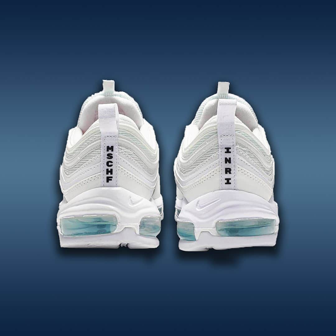 shoes ????さんのインスタグラム写真 - (shoes ????Instagram)「MSCHF x INRI x Nike Air Max 97 🥶   Fact💡: The Air Max air unit is actually filled with 60cc of holy water from the River Jordan ✝️」9月23日 0時22分 - shoes
