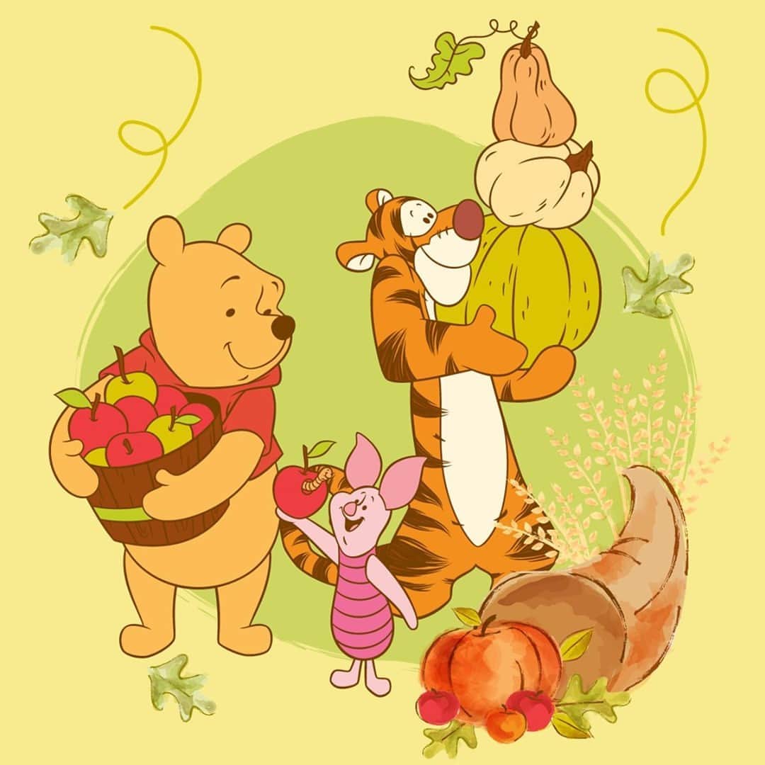 Disneyさんのインスタグラム写真 - (DisneyInstagram)「Do you feel a smackerel of chill in the air? A sweet new season has arrived in the Hundred Acre Wood!」9月23日 1時30分 - disney