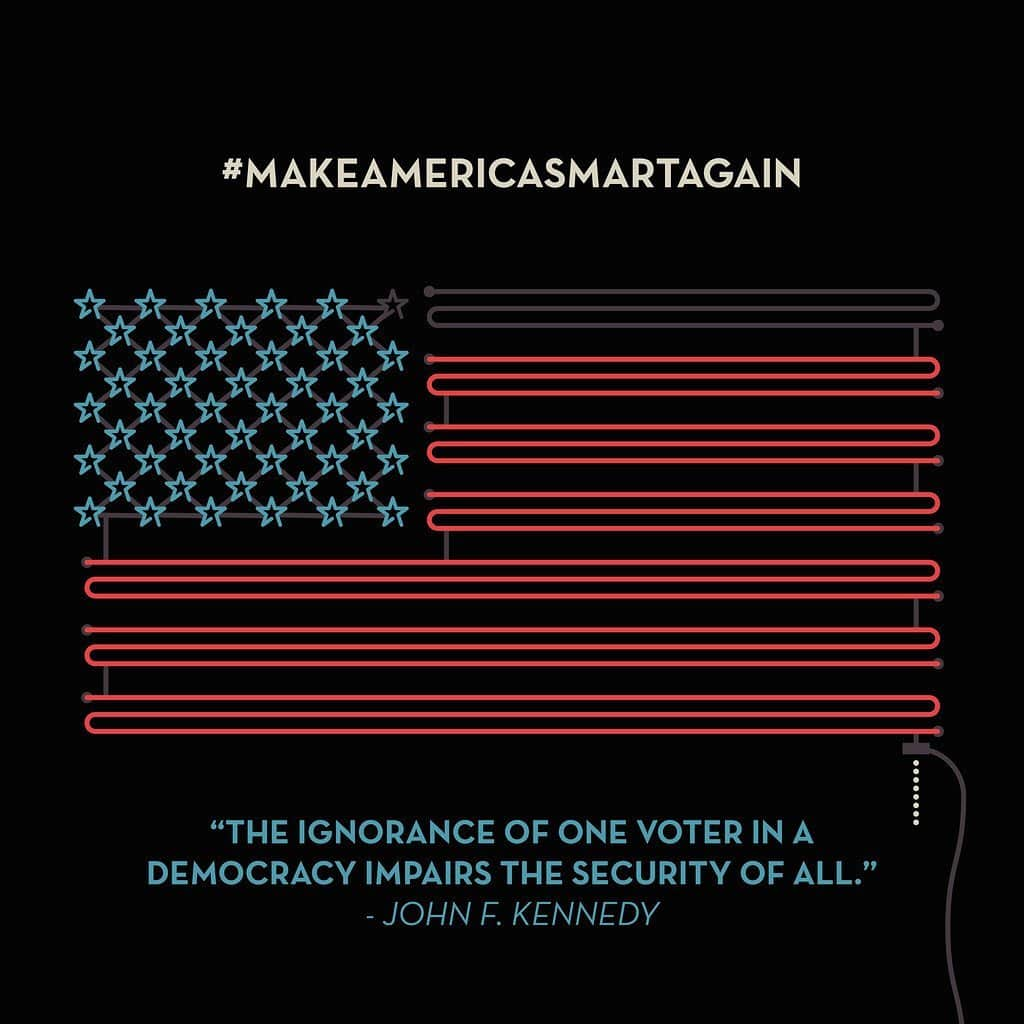 Shepard Faireyさんのインスタグラム写真 - (Shepard FaireyInstagram)「The Clash is one of my main inspirations because they powerfully combined art with social and political statements. I made this nod to their “Give ‘Em Enough Rope” cover as a reminder that democracy only works when we vote. Power in too few hands yields tyranny is a concept I’m sure the Clash and I agree on. Under the current president, we are on the precipice of full-blown tyranny as he and his cronies disable the post office, suppress the vote, and sow doubt about the election process. Vigilant participation in democracy, in pursuit of the values of democracy, is the only remedy. Awareness is crucial... so check out these resources from Make America Smart Again @dumbisovermasa (link in bio) to make sure you know the voter registration and mail-in ballot information in your state! -Shepard」9月23日 2時10分 - obeygiant