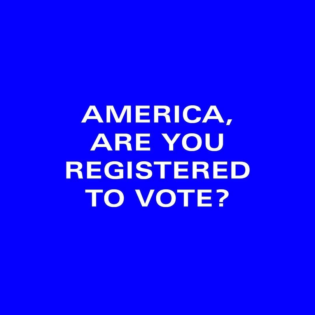 Dazed Magazineさんのインスタグラム写真 - (Dazed MagazineInstagram)「Not sure? Check your status and register at the link in bio. ☑️ #NationalVoterRegistrationDay #USelection⁠」9月23日 4時01分 - dazed
