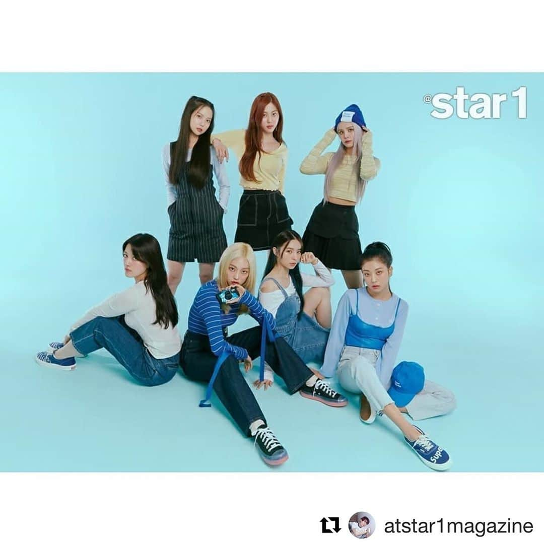 CLCさんのインスタグラム写真 - (CLCInstagram)「#Repost @atstar1magazine 아니, 칯둥이들 헬리콥터 날리는 줄 알았더만,, 체셔들 광대를 날려버리면 어케요⁉️  이런 프리티큐티뽀짝뷰티풀한 파일럿들..😍 ⠀ 이번 10월호에 실린 내지 8페이지를 역대급 💜칯둥칯둥💙하게 채워버렸다고 하는데 매거진 볼 때 광대 꼬옥 붙잡고 보시길 (승천주의🧚‍♀️) ⠀ #CLC #씨엘씨 #칯둥이 #백커버 #뷰티화보 #브이티코스메틱 #앳스타일 #10월호」9月23日 14時32分 - cube_clc_official