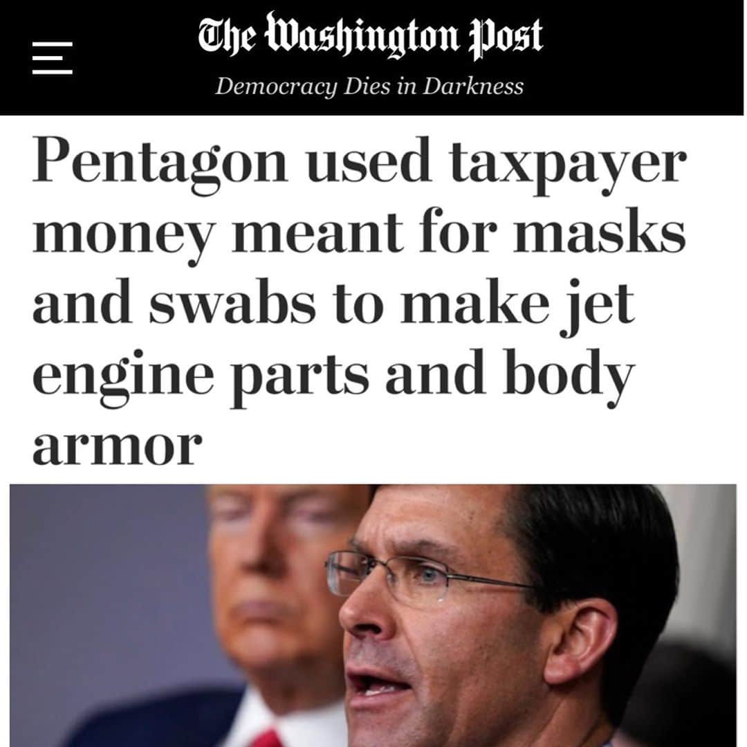 ボリス・コジョーさんのインスタグラム写真 - (ボリス・コジョーInstagram)「A $1 billion fund Congress gave the Pentagon in March to build up the country’s supplies of medical equipment has instead been mostly funneled to defense contractors and used to make things such as jet engine parts, body armor and dress uniforms. I say it again: WE MUST VOTE THESE PEOPLE OUT OF OFFICE!!!」9月23日 6時02分 - boriskodjoe