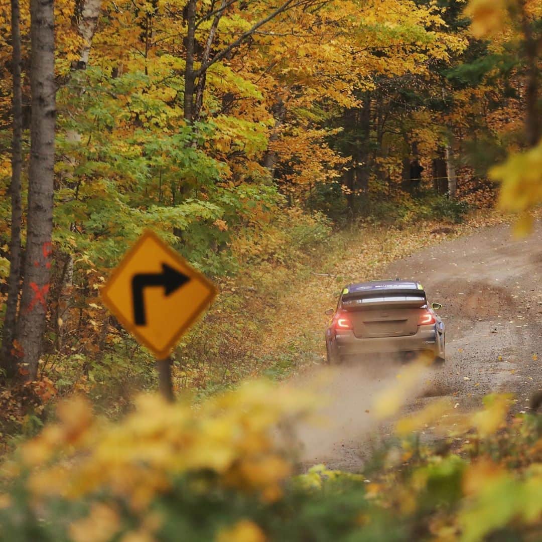 Subaru Rally Team USAさんのインスタグラム写真 - (Subaru Rally Team USAInstagram)「🍂 Leaves are changing colors. Temperature is dropping = happy #rallycars 😇🤘💨💨💨   #firstdayoffall #autumnvibes🍁 #autumnequinox #subarurally」9月23日 6時22分 - subarumotorsportsusa