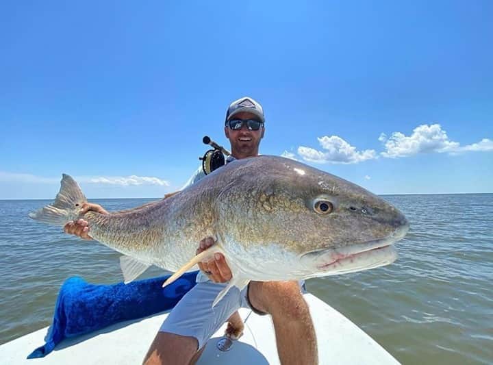 Costa Sunglassesのインスタグラム：「Bull red beauty. 📷: @journeysouthoutfitters @brandoncyrkw #SeeWhatsOutThere #BornOnTheWater」