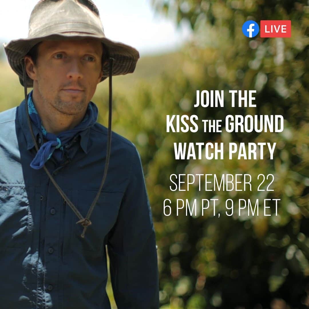 ジェイソン・ムラーズさんのインスタグラム写真 - (ジェイソン・ムラーズInstagram)「Kiss the Ground (@kissthegroundmovie) is out now on @Netflix! Join us for the Global Watch Party Q&A at 6 PM PT on Facebook Live: kissthegroundmovie.com/watchparty/」9月23日 6時51分 - jason_mraz
