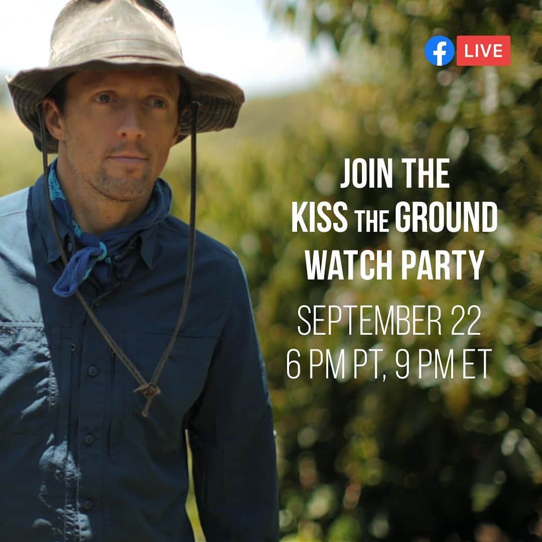 ジェイソン・ムラーズのインスタグラム：「Kiss the Ground (@kissthegroundmovie) is out now on @Netflix! Join us for the Global Watch Party Q&A at 6 PM PT on Facebook Live: kissthegroundmovie.com/watchparty/」