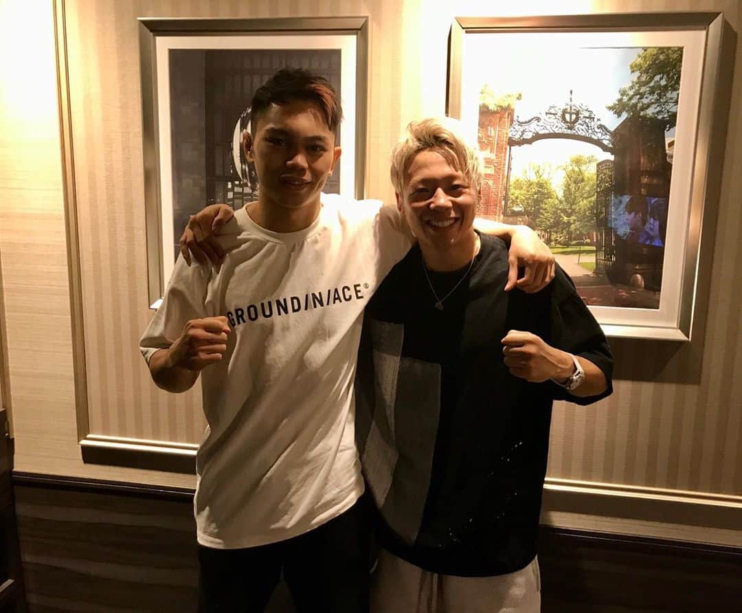 不可思のインスタグラム：「久しぶりに武尊とゆっくり話して、おかげで前向きになれた。  いつまでも落ち込んでる時間ないわ。  この分も次の試合で取り返すだけ！」