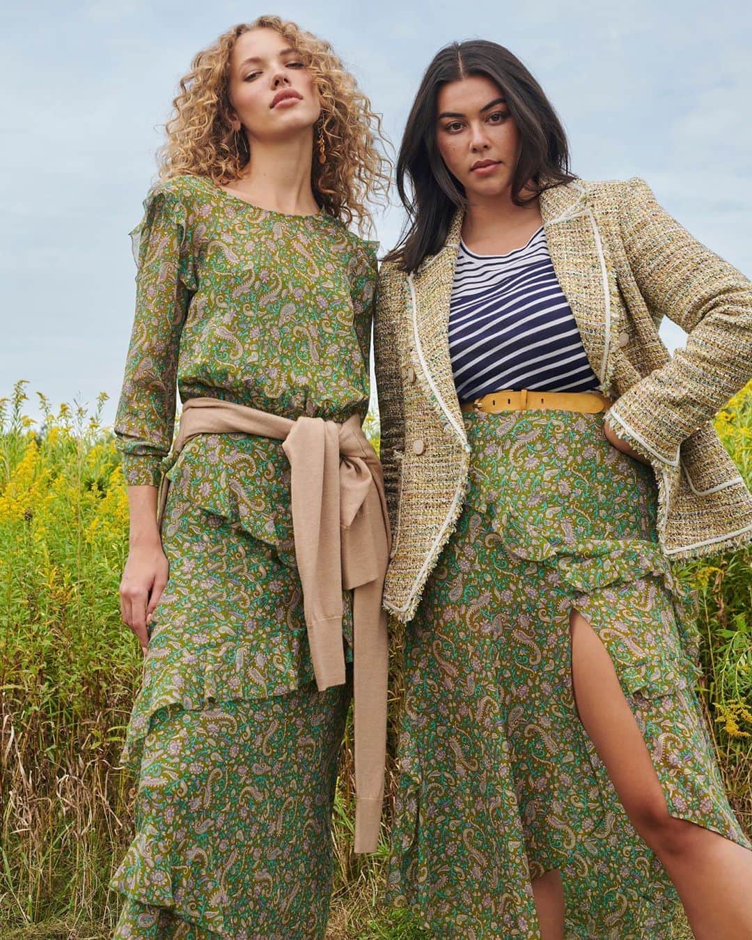 Fashion Weekのインスタグラム：「@veronicabeard's latest collection has us feeling oh so serene 🌾 In case you missed it, stream the digital presentation now on nyfw.com」