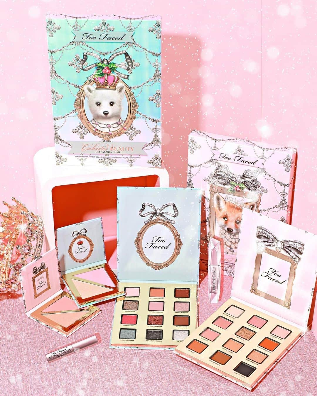 セフォラさんのインスタグラム写真 - (セフォラInstagram)「“…And they all lived happily ever after with their new, limited-edition @toofaced Beauty Makeup Sets…” 🏰❄️ These straight-from-a-fairy-tale Unbearably Glam and Foxy Neutral holiday sets each include an eyeshadow palette, bronzer, highlighter, and a travel-size mascara. Get one for $36 or both for only $59 for US clients—no fairy godmother necessary ✨ Exclusive to Sephora.」9月23日 8時45分 - sephora