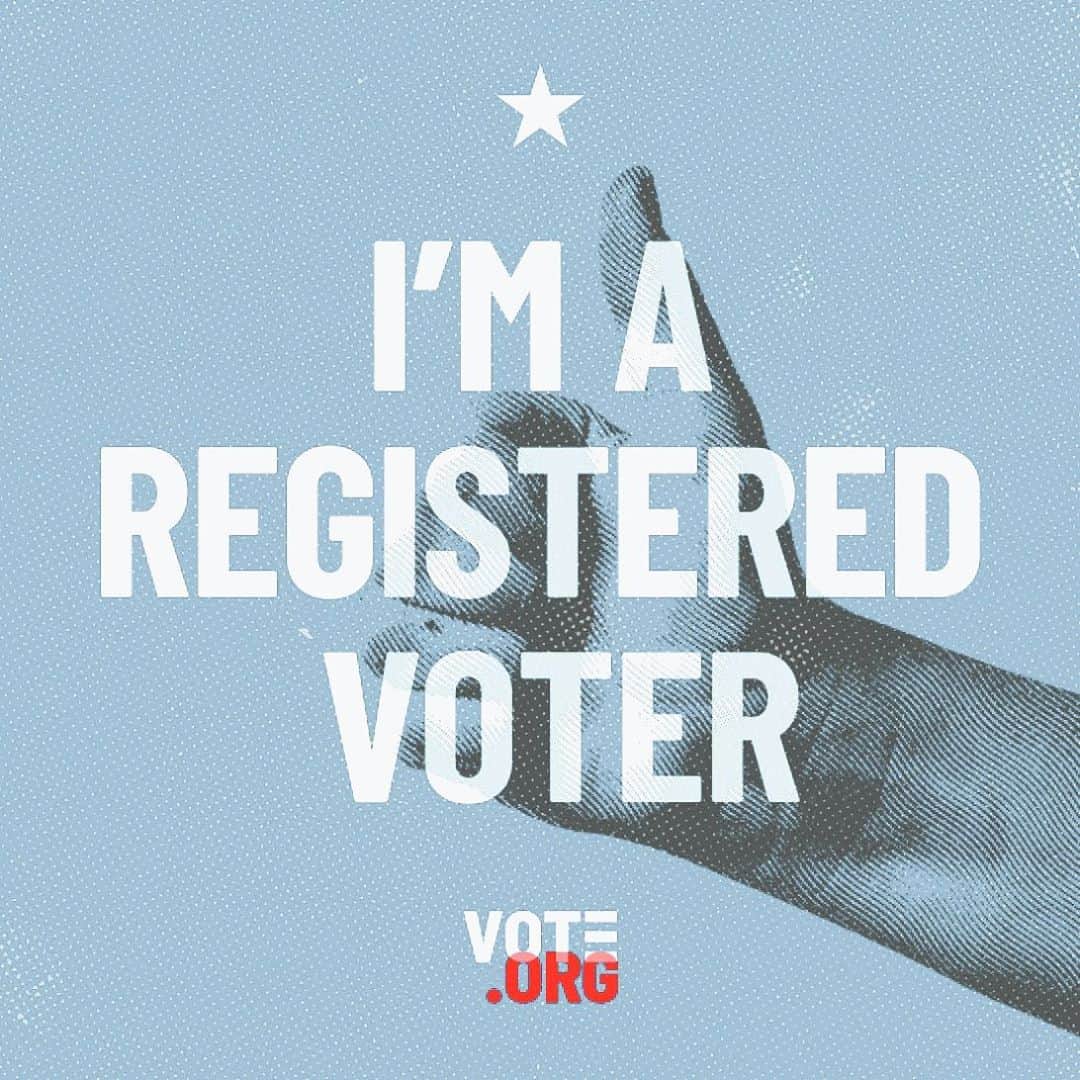 リンジー・モーガンのインスタグラム：「It’s National Voter Registration Day! I’m registered to vote. Are you? Go to @Votedotorg to get registered and then get this fun sticker to tell everyone you know you’re #CWVoterReady!」