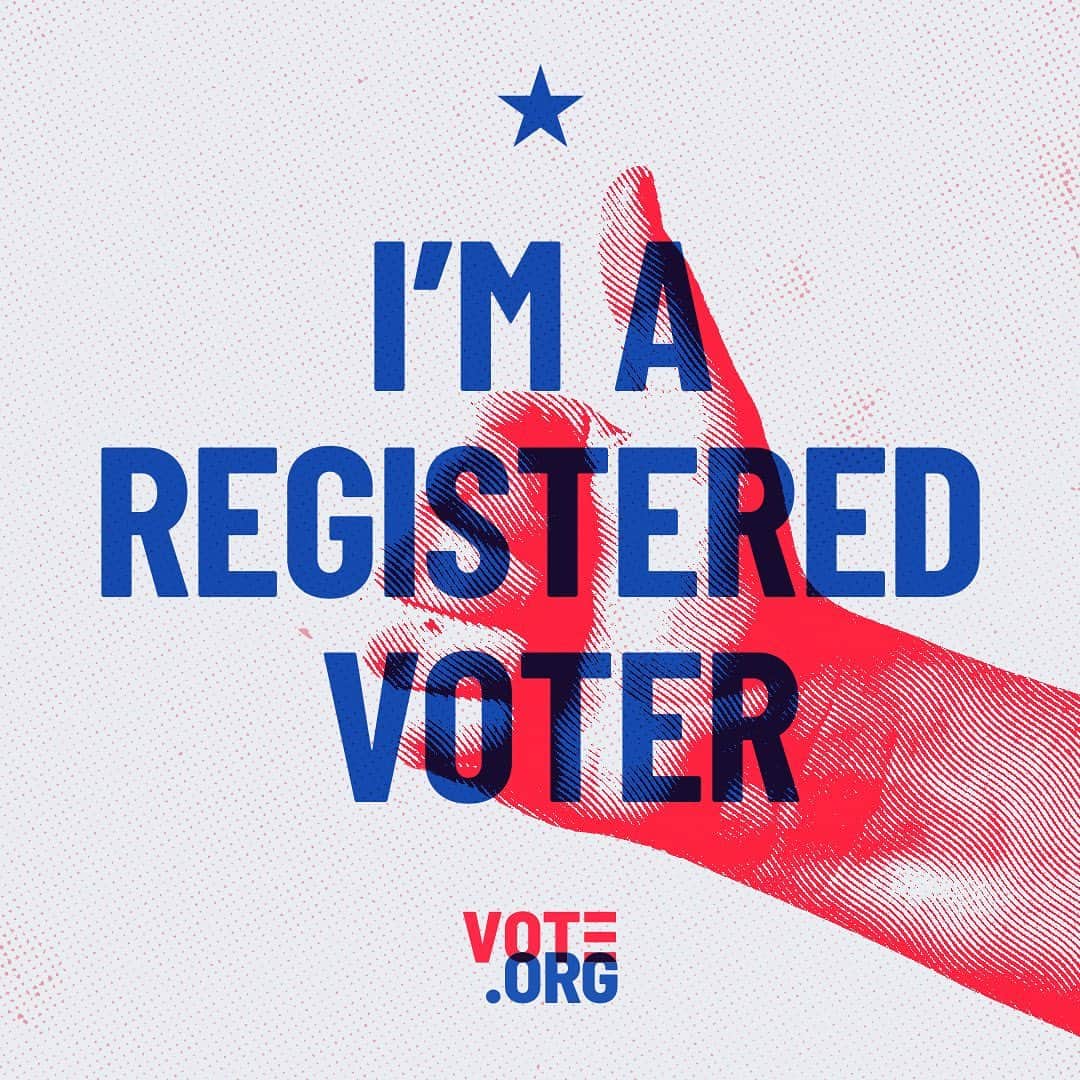 オデット・アナブルのインスタグラム：「Today is #nationalvoterregistrationday. Every year millions of Americans can’t vote because they don’t register in time! Make sure you’re registered to vote @votedotorg. #cwvoterready」