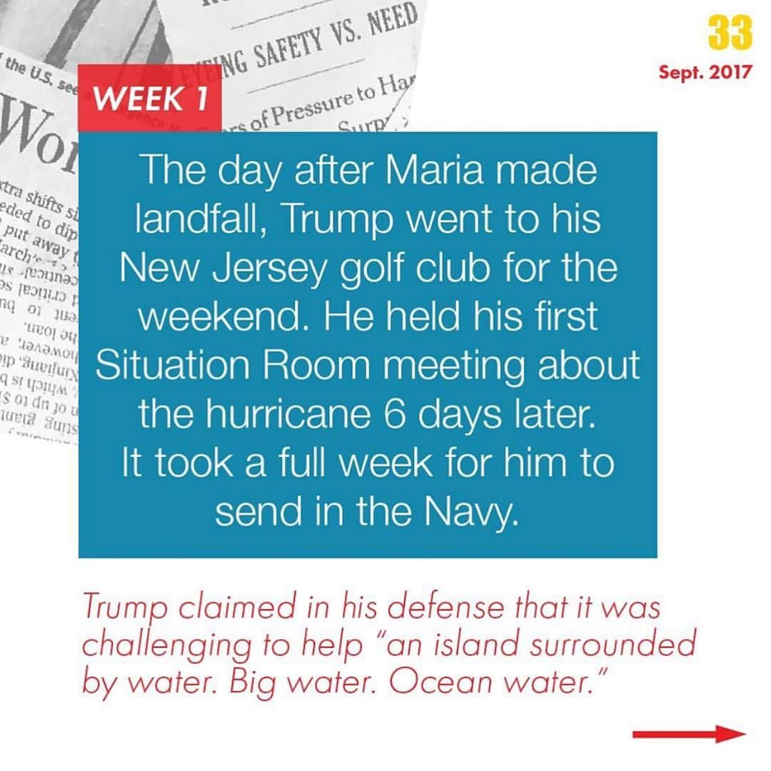 エイミー・シューマーさんのインスタグラム写真 - (エイミー・シューマーInstagram)「Trump showed his true colors when Hurricane Maria hit Puerto Rico and he hit the golf course. Our guest @plazadeaubrey is holding a grudge (and you should too).  #grudge #holdagrudge #puertorico #PR #hurricane #hurricanemaria #byedon #covid19 #vote2020 @grudge_reporter」9月23日 10時09分 - amyschumer