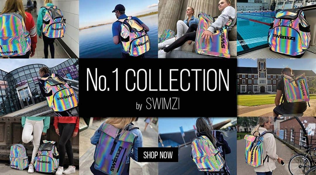 リアム・タンコックのインスタグラム：「How cool are these Brand New Backpacks from the @swimzi No.1 collection! 😎  ◻️No.1 Swimming Backpack ◻️No.1 Student Backpack ◻️No.1 School Backpack  📣Available at📣  ➡️ www.swimzi.com ⬅️  Remember to tag @swimzi in your posts on social media for a feature 🙌 #Swimzi #Swimming #Swim #Backpack #Bag #Fashion #Reflective」