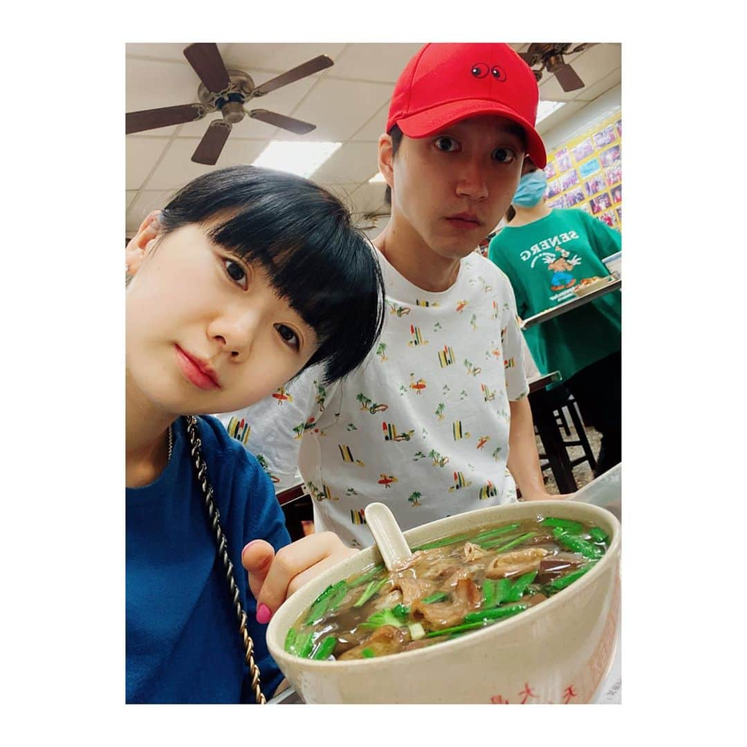 福原愛さんのインスタグラム写真 - (福原愛Instagram)「今日の夜ごはん🐷 #事務所からの帰り道👫 #子どもたちはカレーとかぼちゃのポタージュ🎃 今天晚餐🐷🐷🐷 豬血湯➕腸子🤤❤️」9月23日 23時09分 - aifukuhara9113